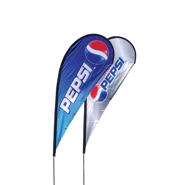 Impression de Drapeau Promotionnel Goutte