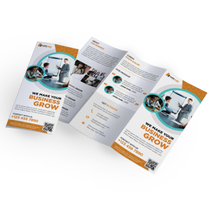 Dépliant 8.5x11 Pli Enveloppant