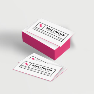 Carte d'affaire avec tranche colorée 32 pts. Carte d'affaire avec tranche colorée 32 pts.