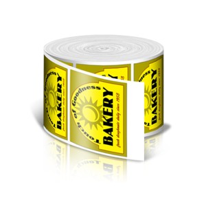 Autocollants en Rouleaux Carrés