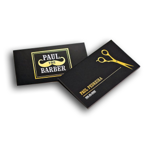 Carte d'affaire Laminée Mat avec Foil